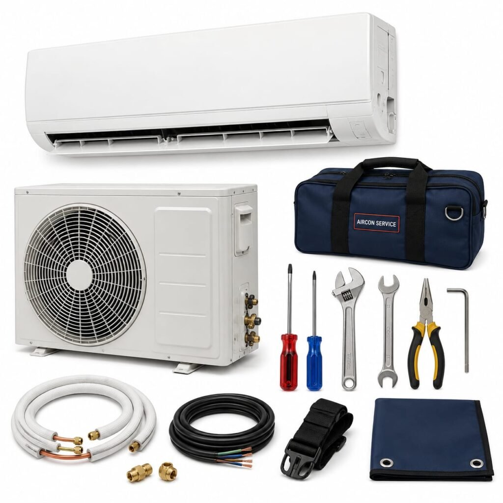 Aircon dismantling and relocation service